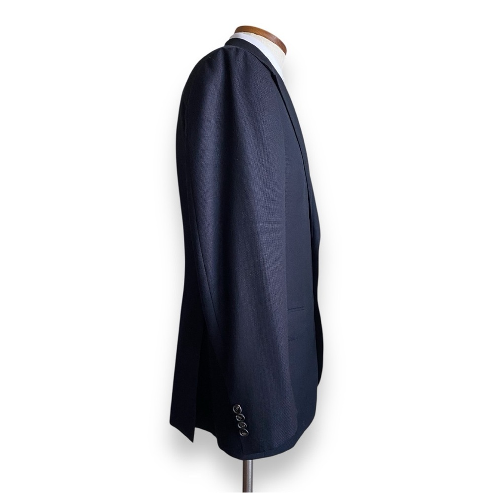 Pal Zileri Wool Blazer Sport Coat Suit Jacket Navy 
 Groom Wedding Business 52S - Picture 6 of 11